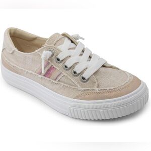 Blowfish Malibu Alex Beige Sneakers Girls Size 3